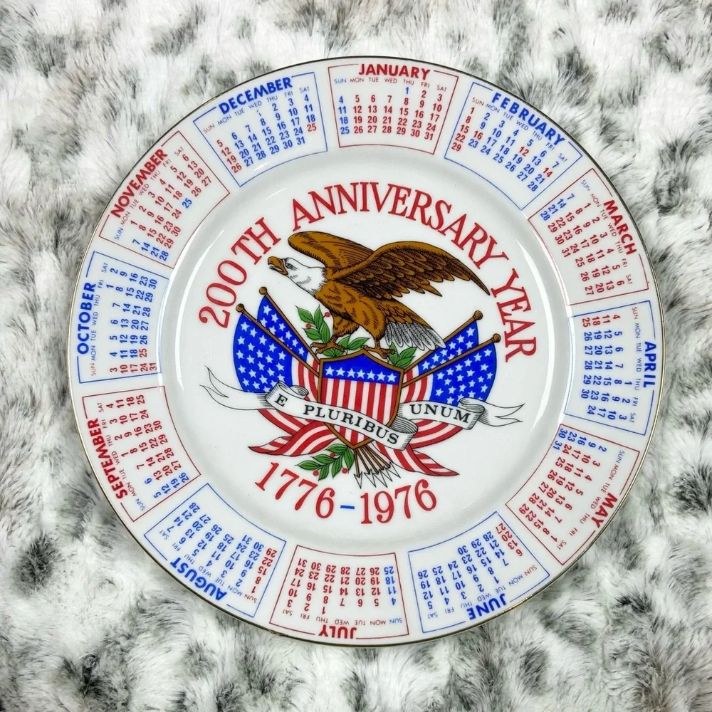 Vintage 1976 200th USA Anniversary Plate